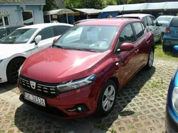 Bordowy Używany 2021 Dacia Sandero Hatchback | 41 900 zł (Super Cena)