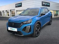 Niebieski Używany 2024 Peugeot 2008 Allure SUV | 91 900 zł (Uczciwa cena)