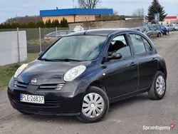 Czarny Używany 2005 Nissan Micra Hatchback | 6400 zł (Uczciwa cena)