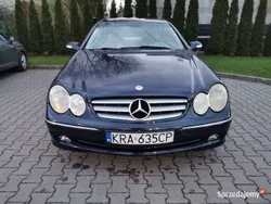 Granatowy Używany 2004 Mercedes CLK270 Coupe | 21 600 zł