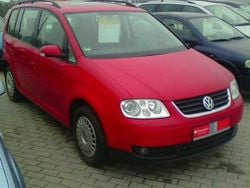 Czerwony (metalik) Używany 2004 VW Touran Minivan | 19 900 zł