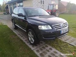 Czarny Używany 2004 VW Touareg SUV | 18 500 zł (Uczciwa cena)