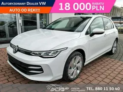 Biały Nowe 2025 VW Golf VIII Hatchback | 124 150 zł (Dobra cena)