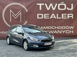 Niebieski (metalik) Używany 2014 Kia Ceed 2 Kombi | 29 900 zł (Uczciwa cena)
