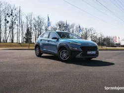 Niebieski Używany 2020 Hyundai Kona SUV | 71 499 zł (Dobra cena)