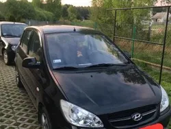 Czarny Używany 2008 Hyundai Getz Hatchback | 9900 zł (Drogi)