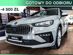 Szary Używany 2024 Skoda Scala Selection Hatchback | 108 950 zł (Uczciwa cena)
