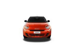 Lakier metalizowany pomarańczowy sole z dachem w kolorze czarny cinema Nowe 2025 Fiat 600 La Prima Hatchback | 108 040 zł (Dobra cena)