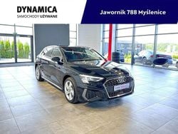 Czarny Używany 2023 Audi A3 Sportback S-Line Hatchback | 122 900 zł (Dość drogi)