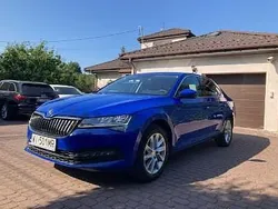 Niebieski Używany 2022 Skoda Superb Ambition Sedan/Limuzyna | 79 950 zł (Super Cena)