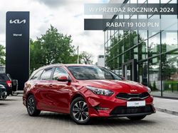 Czerwony (metalik) Używany 2024 Kia Ceed 2 Kombi | 112 300 zł (Dość drogi)