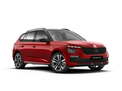 Czerwień velvet metalizowany czerń magic metalizowany Nowe 2025 Skoda Kamiq Monte Carlo SUV | 149 350 zł (Drogi)