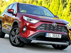 Bordowy (metalik) Używany 2021 Toyota RAV4 Hybrid SUV | 139 900 zł (Uczciwa cena)