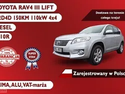 Srebrny Używany 2010 Toyota RAV4 SUV | 29 900 zł (Uczciwa cena)