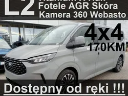 Szary Nowe 2024 Ford Tourneo Custom Titanium X Minivan | 287 082 zł (Uczciwa cena)