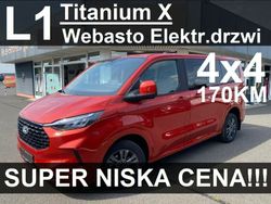 Czerwony (metalik) Używany 2024 Ford Tourneo Custom Van | 291 387 zł