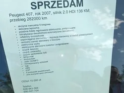 Używany 2007 Peugeot 407 | 15 000 zł (Drogi)