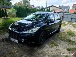 Czarny Używany 2006 Peugeot 307 Kombi | 5100 zł (Uczciwa cena)