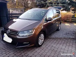 Brązowy Używany 2010 VW Sharan Minivan | 30 900 zł (Dobra cena)