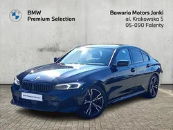 Black sapphire metallic metalizowany Używany 2022 BMW 320 Shadowline Sedan/Limuzyna | 187 900 zł