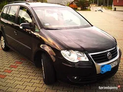 Czarny Używany 2009 VW Touran Minivan | 13 300 zł (Dobra cena)