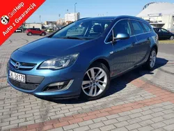 Niebieski Używany 2014 Opel Astra Cosmo Kombi | 29 900 zł (Uczciwa cena)