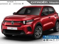 Czerwony Nowe 2024 Citroën C3 Hatchback | 68 700 zł (Uczciwa cena)