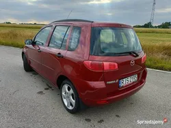 Wiśniowy Używany 2003 Mazda 2 Minivan | 2600 zł