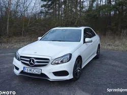 Biały Używany 2016 Mercedes E350 AMG line Sedan/Limuzyna | 76 000 zł (Dobra cena)