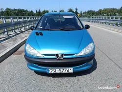 Niebieski Używany 2002 Peugeot 206 Hatchback | 3500 zł (Uczciwa cena)