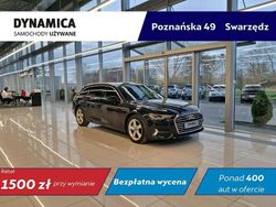 Niebieski Używany 2021 Audi A6 Sport Kombi | 128 900 zł (Uczciwa cena)