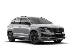 Srebrny brillant metalizowany Nowe 2025 Skoda Karoq SportLine SUV | 171 300 zł (Uczciwa cena)