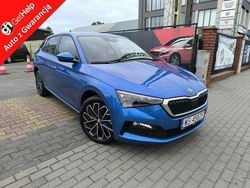 Niebieski (metalik, perła) Używany 2021 Skoda Scala Hatchback | 78 900 zł (Dość drogi)