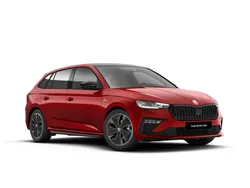 Czerwień velvet metalizowany Nowe 2025 Skoda Scala Monte Carlo Hatchback | 143 000 zł (Dość drogi)