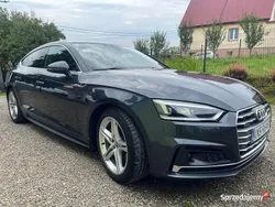 Szary Używany 2019 Audi A5 Sportback S-Line Sedan/Limuzyna | 121 500 zł (Drogi)
