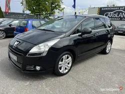 Czarny Używany 2010 Peugeot 5008 Minivan | 18 000 zł (Uczciwa cena)