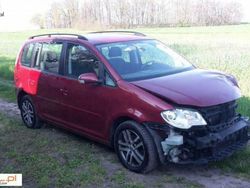Bordowy (metalik) Używany 2007 VW Touran Minivan | 19 000 zł
