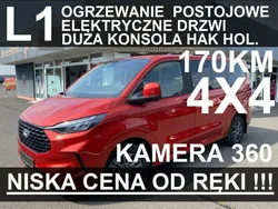 Czerwony (metalik) Nowe 2024 Ford Tourneo Custom Active Sedan/Limuzyna | 287 574 zł (Uczciwa cena)