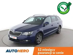 Niebieski (metalik) Używany 2014 Skoda Superb Kombi | 42 100 zł (Dobra cena)