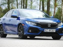 Niebieski Używany 2017 Honda Civic Hatchback | 65 999 zł (Dobra cena)