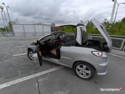 Srebrny Używany 2004 Peugeot 206 CC Kabriolet | 5999 zł (Uczciwa cena)