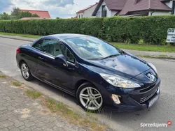 Granatowy Używany 2010 Peugeot 308 CC Kabriolet | 28 800 zł