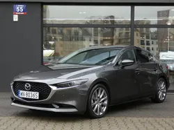 Machine gray Używany 2023 Mazda 3 Sedan/Limuzyna | 109 900 zł (Uczciwa cena)