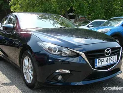 Niebieski ciemny (metalik, perła) Używany 2016 Mazda 3 Sedan/Limuzyna | 39 900 zł