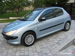 Niebieski Używany 2002 Peugeot 206 Hatchback | 7800 zł (Dość drogi)