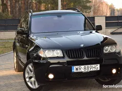 Czarny Używany 2008 BMW X3 SUV | 31 900 zł (Dość drogi)