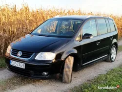 Czarny Używany 2006 VW Touran Minivan | 5300 zł (Uczciwa cena)