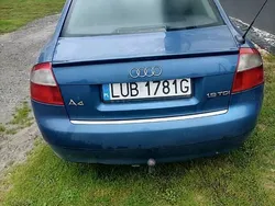 Niebieski Używany 2001 Audi A4 Sedan/Limuzyna | 4800 zł (Uczciwa cena)