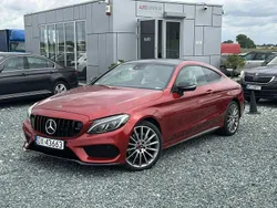 Bordowy (metalik) Używany 2016 Mercedes C200 Coupe | 79 900 zł (Super Cena)