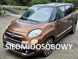 Brązowy (metalik, perła) Używany 2017 Fiat 500L Living Minivan | 19 999 zł
